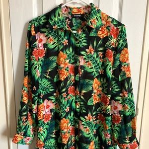 Oversized Floral Shirt